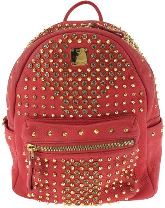 MCM Leather Backpack