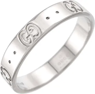 Gucci White Gold (18K) Band Ring (Pre-Owned)