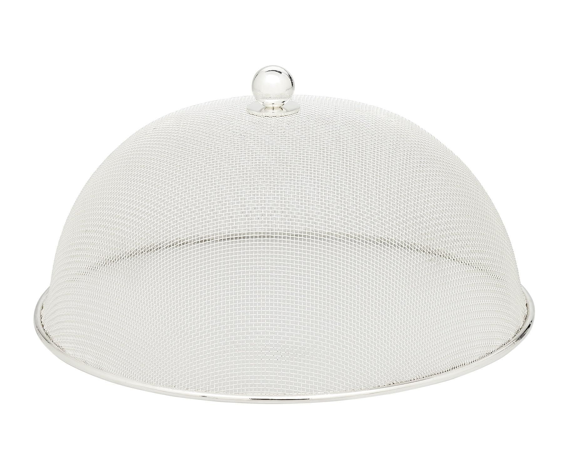 Produktbild von Beistelltisch Rund Edzard Tablett Delphi ( 30 Cm), Rund, Edel Versilbert, Anlaufgeschütz Deko Tablett