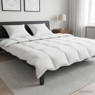vidaXL Vidaxl Set Duvet E Cuscino Da Letto 3 Pz 240 X 220 Cm Inverno Bianco