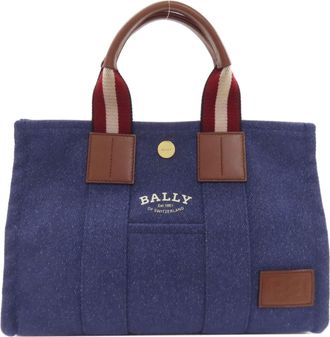 Bally Canvas Handbag (Pre-Owned)