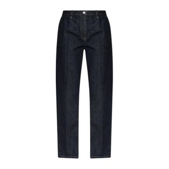 Jil Sander Straight Jeans, female, Black, Size: 2XS Lightweight Denim Trousers