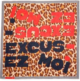 Clare Vivier Excusez Moi Square Cotton Scarf in Sand Multi at Nordstrom