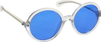 Chanel Pre-owned Accessories, female, Blue, Size: ONE SIZE Pre-owned Plastic Sunglasses