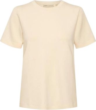 Inwear Karmen T-Shirt - Whisper White - Dames - T-shirts - Beige - XL - Polyester - Tops