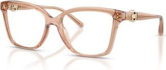 Michael Kors 54mm Square optical glasses in Brown at Nordstrom