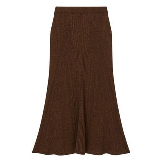 &Aacute;eron Dames, Rokken, Bruin, Maat: M Viscose