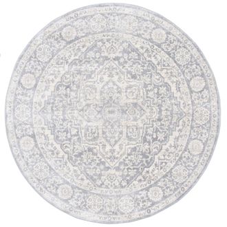 Safavieh Alfombra gris claro/marfil 152 x 152 cm