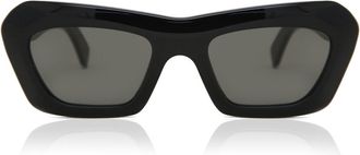 Retro Superfuture ZENYA 3EH Mens Sunglasses Black Size 53