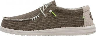 Hey Dude Ademende en casual mocassin - Heren - Veterschoenen - Groen - 44 EU - Wol - Schoenen