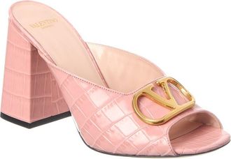 Valentino Signature Leather Sandal