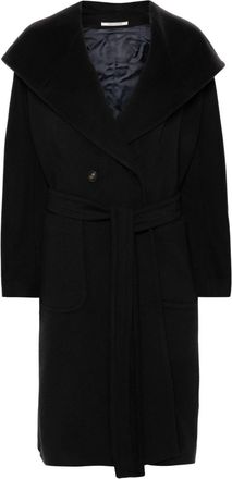 Tagliatore Daisy coat - women - Cupro/Cashmere - 38 - Blue