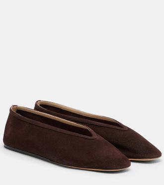 Le Monde Beryl Luna suede ballet flats