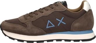 Sun 68 Tom Solid Sneakers - Heren - Sneakers - Bruin - 43 EU - Schoenen