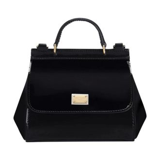 Dolce & Gabbana Handbags, female, Blue, ONE SIZE, Mini Sicily Bag