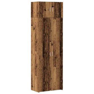 Berkfield Home Storage Cabinet Old Wood 70x42.5x225 cm Engineered Wood in Brown