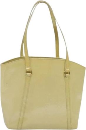 Louis Vuitton Tweedehands leren Louis Vuitton tassen - Dames - Vintage Shopper - Beige - ONE Size - Vintage