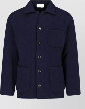 Lardini cashmere single-breasted coat