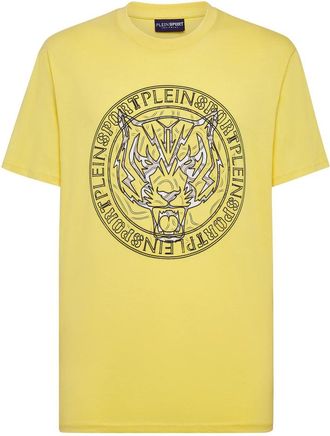 Plein Sport T-Shirts - Heren - Sportshirts - Geel - M - Fitness