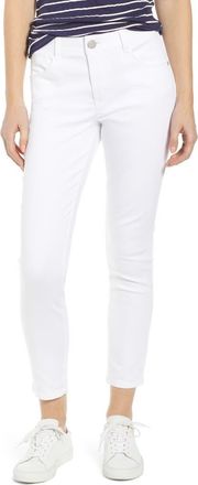 Wit & Wisdom AbSolution High Waist Ankle Skimmer Jeans in Optic White at Nordstrom, Size 0