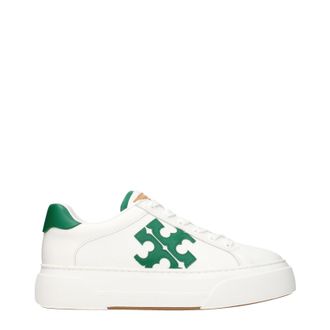 Tory Burch Tory Burch sneakers voor dames wit/groen leer