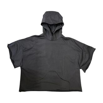 Untitled Artworks Hoodies, male, Black, Size: L Hoodie Poncho