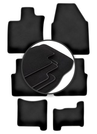 OEM Alfombrillas Premium Para Nissan Qashqai +2 Crossover (2008-2013)
