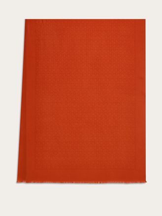Ferragamo Donna Stola Gancini Arancione