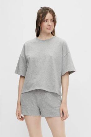 Pieces loungetop PCCHILLI grijs