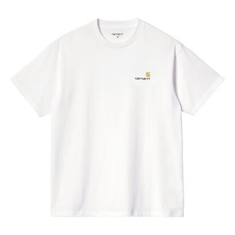 Carhartt Work in Progress American Script Short Sleeve T-Shirt White I029956-02-XX