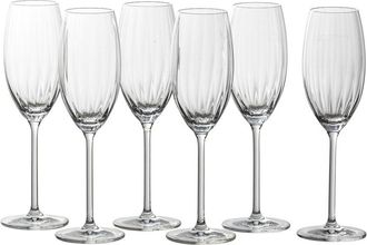 Zwiesel Glas Set of 6 Prizma 9.7oz Champagne Flutes