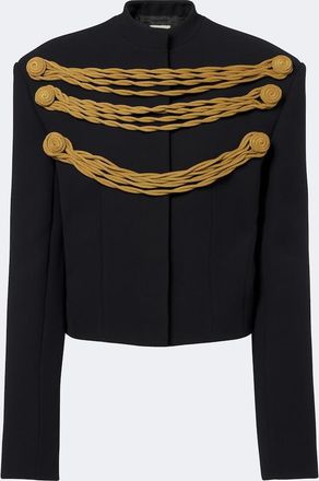 Khaite Giacca York in cr&ecirc;pe con ricamo