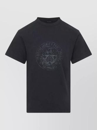 Balenciaga graphic logo crew neck short sleeve t-shirt