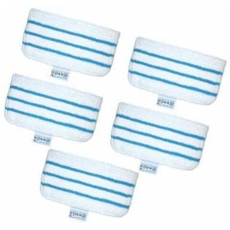 OEM Almohadillas De Repuesto Para Fregonas De Vapor Black + Decker Fsm1610 / Fsm1630, Accesorios Lavables, Paquete De 5 Unidades. - Crezuo
