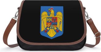 Generic Coat of Arms of Romania Fashion Womens Crossbody Bags Novelty Handbag Shoulder Bag Purse