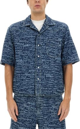 Marni Denim Regular Logo Shirt