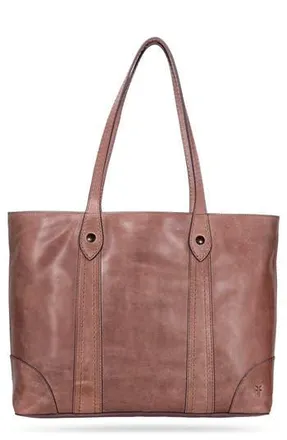 Frye Melissa Leather Shopper in Mushroom at Nordstrom Rack