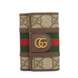 Gucci Pre-owned Accessories, female, Beige, Size: ONE SIZE Pre-owned Keycase