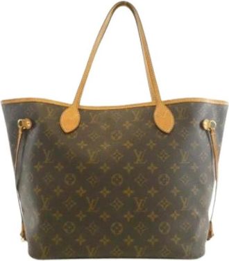 Louis Vuitton Pre-owned Neverfull MM Tote Bag - Dames - Vintage Shopper - Bruin - ONE Size - Vintage