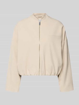 OPUS Blouson mit Brustleistentasche Modell Jamassi in Sand, Gr&ouml;&szlig;e 34