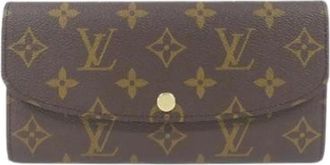 Louis Vuitton Pre-owned Wallets, female, Brown, Size: ONE SIZE Pre-owned Long wallet (tri-fold)