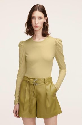Rebecca Taylor Ruched Ls Top
