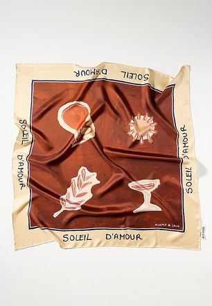 Alemais Soleil DAmour Silk Hair Scarf