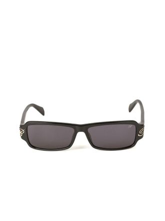 Blumarine Womens Sunglasses Glossy Black Acetate Eyewear