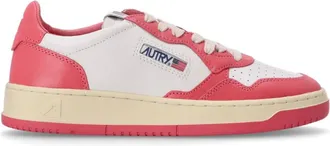 Autry Pink Logo Sneakers