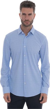 HUGO BOSS P-Hank S Kent C1 222 Shirt - Heren - Casual Overhemden - Blauw - M - Overhemden