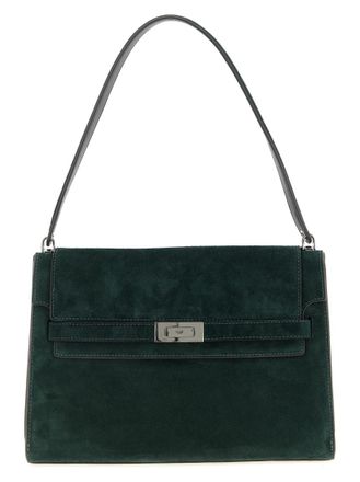 Tory Burch Green Lee Radziwill Large Shoulder Bag