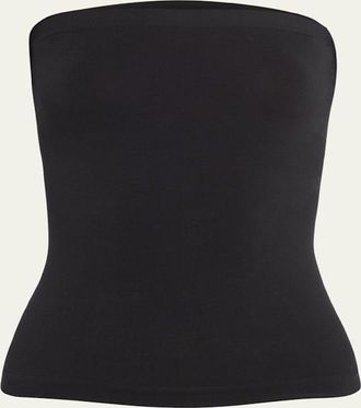 Wolford Fatal Matte Velvet Knit Tube Top