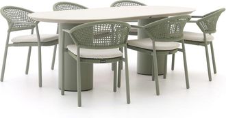 Hartman Hartman Taragona/Valencia 220cm dining tuinset 7-delig