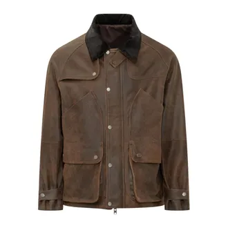 DFour Dfour, Heren, Jassen, Bruin, Maat: XL Leer